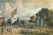 Das Waterloo-Fest in East Bergholt John Constable